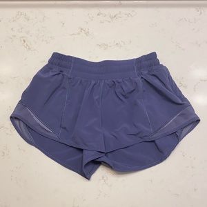 Lululemon Blue Hotty Hot Shorts